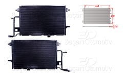 KLIMA RADYATORU 648X420X16 | AUDI A6 2.5 TDI 97 > | WISCO
