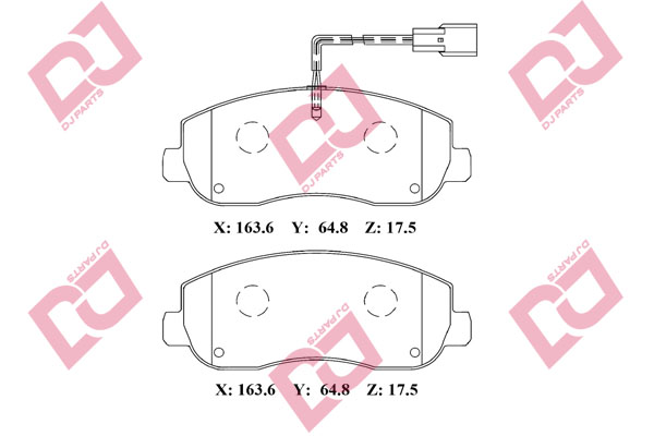ON FREN BALATASI RENAULT MASTER III 10> OPEL MOVANO B 10>  NISSAN NV400 11> FISLI