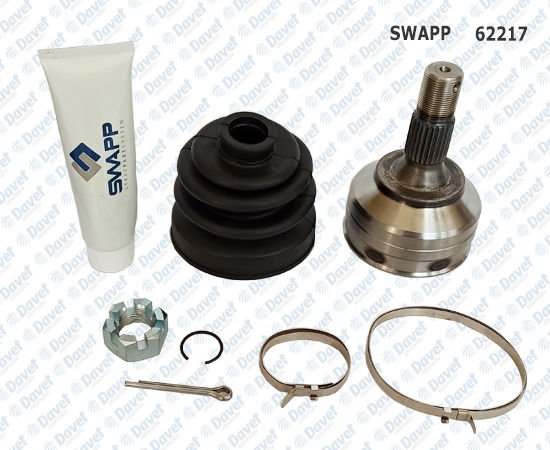 AKS KAFASI DIS PARTNER - PARTNER TEPE-BERLINGO III-C4 I / II / III / PICASSO 1.6 HDI - DS4 - DS5 -DS3-207-307-308-5008 1.6 / 1.6 16V / 1.6HDI   DIS FREZE:25 IC FREZE:34 CONTA CAPI:59 BOY:134.5 mm