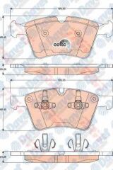 ON FREN BALATASI MERCEDES M-SERISI W164 ML500 4-MATIC 12/07> R-SERISI W251.V251 R500 01/07> GL