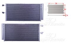 KLIMA RADYATORU 720X341X16 | VOLVO XC60 2.0 D4 S90 2.0 D5 17> | WISCO