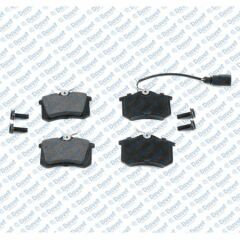 FREN BALATASI ARKA WVA 20961 PASSAT GOLF IV BORA POLO  87-96 FLUENCE MEGANE 17.1mm SAC+SIKISTIRMA YAYI+CIVATA+SHIM+BALATA FISI