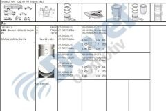 MOTOR PISTON SEGMAN 0.80 84MM FIAT M131 1.6