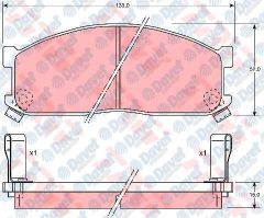 ON FREN BALATASI KIA BESTA MAZDA E2200 1.8-2.0 94>00