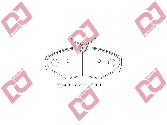 ON FREN BALATASI RENAULT TRAFIC II 01> VIVARO A 01> PRIMASTAR 01>  ( GDB1478 )