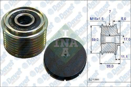 ALTERNATOR KASNAGI TRANSIT V184 2.4DI 2.4TDCI 00->