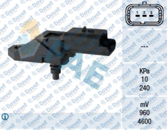 EMME HAVA BASINC SENSORU C5 II-407-JUMPY III-EXPERT III-C5 III-5008-308-508 DW10BTED4 2.0HDI 16/DV6 1.6HDI 16V-PARTNER II-BERLINGO II-206-3008-C3 II-C3 III