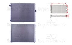 SU RADYATORU BRAZING MT 613X486X26 | BMW 5 (F10) 523i-528i-530i 09-13/ 7 (F01) 730i 09-15 | WISCO
