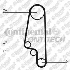 TRIGER KAYISI 137 DIS137X190STD 1096 8000M 19 POLO CLASSIC CADDY II GOLF III VENTO IBIZA III CORDOBA OCTAVIA FELICIA 1.6
