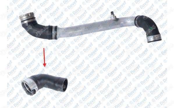 TURBO HORTUMU METAL BORU HARIC OK ILE GOSTERILEN HORTUM BMW X5 3.0 D.   ####
