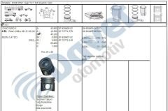 MOTOR SEGMAN 73.70MM STD PEUGEOT P207 P206 T3E PLUS P208 P2008 CITROEN C3 DV4C 1.4 HDI 8V FORD FIESTA 1.4 TDCI 70PS 08- DV4C EURO 5 8HR 68PS OLCU 2.5