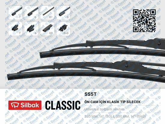 SILECEK SUPURGESI 340MM M124-SKODA-ANADOL-AS250-400-900-TM.