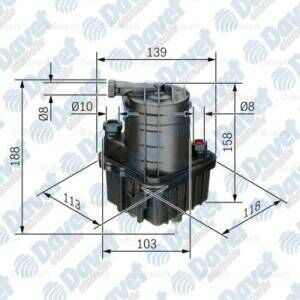 DIZEL YAKIT FILTRESI CLIO III MODUS 1.5 DCI   ####