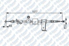 EL FREN TELI SAG DOBLO CARGO 1.3JTD 1.4IE 1.9JTD 05->