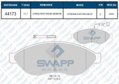 FREN BALATASI ON DUCATO III - BOXER III - JUMPER III 2.2HDI-2.2HDI-3.0HDI 16Q - 20Q 06-> KARSAN JEST TEK FISLI WVA 24468