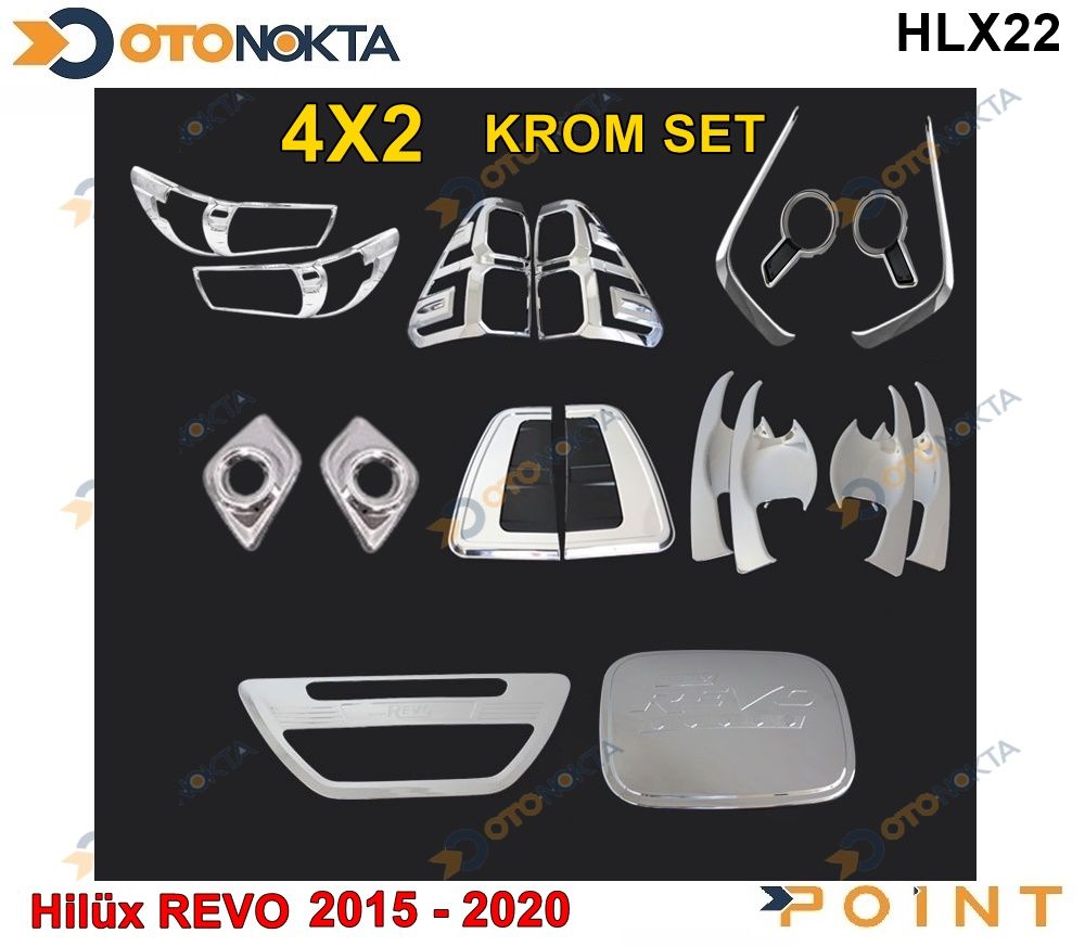 TOYOTA HILUX 2015-2019  KROM SET 8 PARCA 4x2 POINT