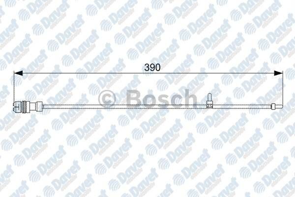 FREN BALATASI IKAZ KABLOSU ON 390MM PORSCHE 911 997