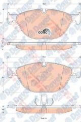 ON FREN BALATASI BMW 5 F07 09-12>F10-F11 F18 5 SERISI 10-13> F12 F13 F06 6 SERISI 12> F01 F02 F03 10=