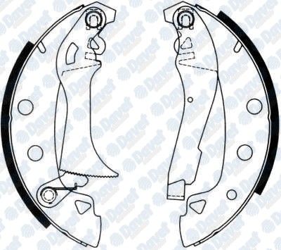 ARKA FREN BALATASI PABUC R12-M131-C15 KOMPLE KIT