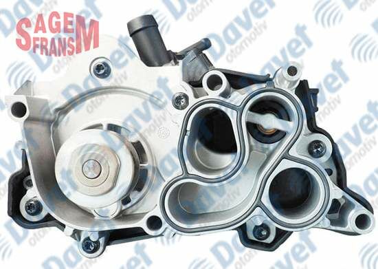 DEVIRDAIM [ 4 CIKISLI ] TERMOSTAT [ KOMPLE ] GOLF VII 1.2 - 1.4 TFSI [2012] A1 - Q3 - A4 1.4 TFSI [2015]