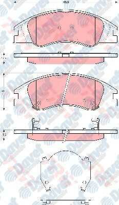 ON FREN BALATASI KIA CERATO BENZINLI DIZEL 04>