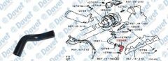 TURBO YAG GERI DONUS HORTUMU L200 CR EURO5 2.5 D 2WD-4WD 10-15