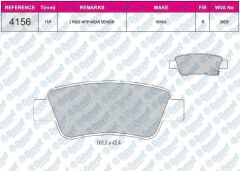 FREN BALATASI ARKA WVA 24635 HONDA CR-V III 2.0 I-VTEC 2.2I CTDI  01/2007->