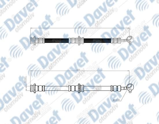 ON SAG/SOL FREN HORTUMU X-TRAIL T31 08-13 -KOLEOS 08->   ####