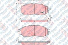 ON FREN BALATASI NISSAN QASHQAI 10 > NAVARA 08 > PATHFINDER 10 > RENAULT KALEOS 08 - 13 - IFINITI EX 25 30 35 37 M35 M37 Q60 Q70 QX50 13 >