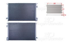 KLIMA RADYATORU 660X411X16 | OPEL VECTRA C SIGNUM 1.9 2.0 2.2DTI 02-09 | WISCO