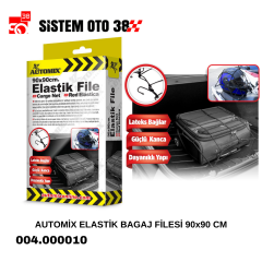 AUTOMİX ELASTİK BAGAJ FİLESİ 90x90 CM |  | ARAÇ İÇİ AKSESUARLAR