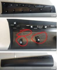 ÖN SOL KAPI BANDI CAPTUR II 19-> (808770154R) (AGRAFLAR ÜZERİNDE 8200700969)