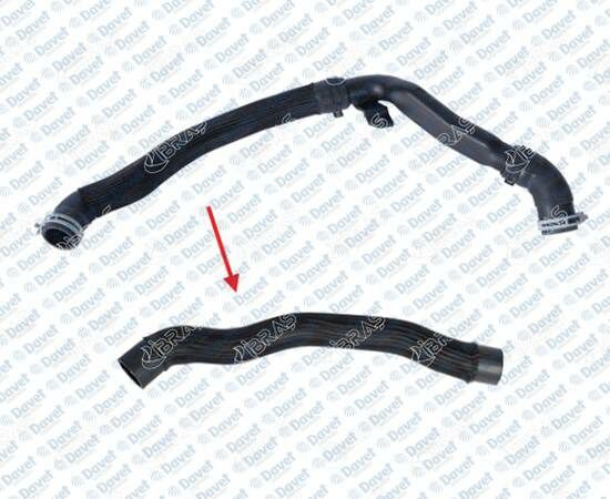 RADYATOR ALT HORTUMU PLASTIK BORU HARIC BUYUK HORTUM FORD TRANSIT V362 CUSTOM 2.0 TDCI   ####