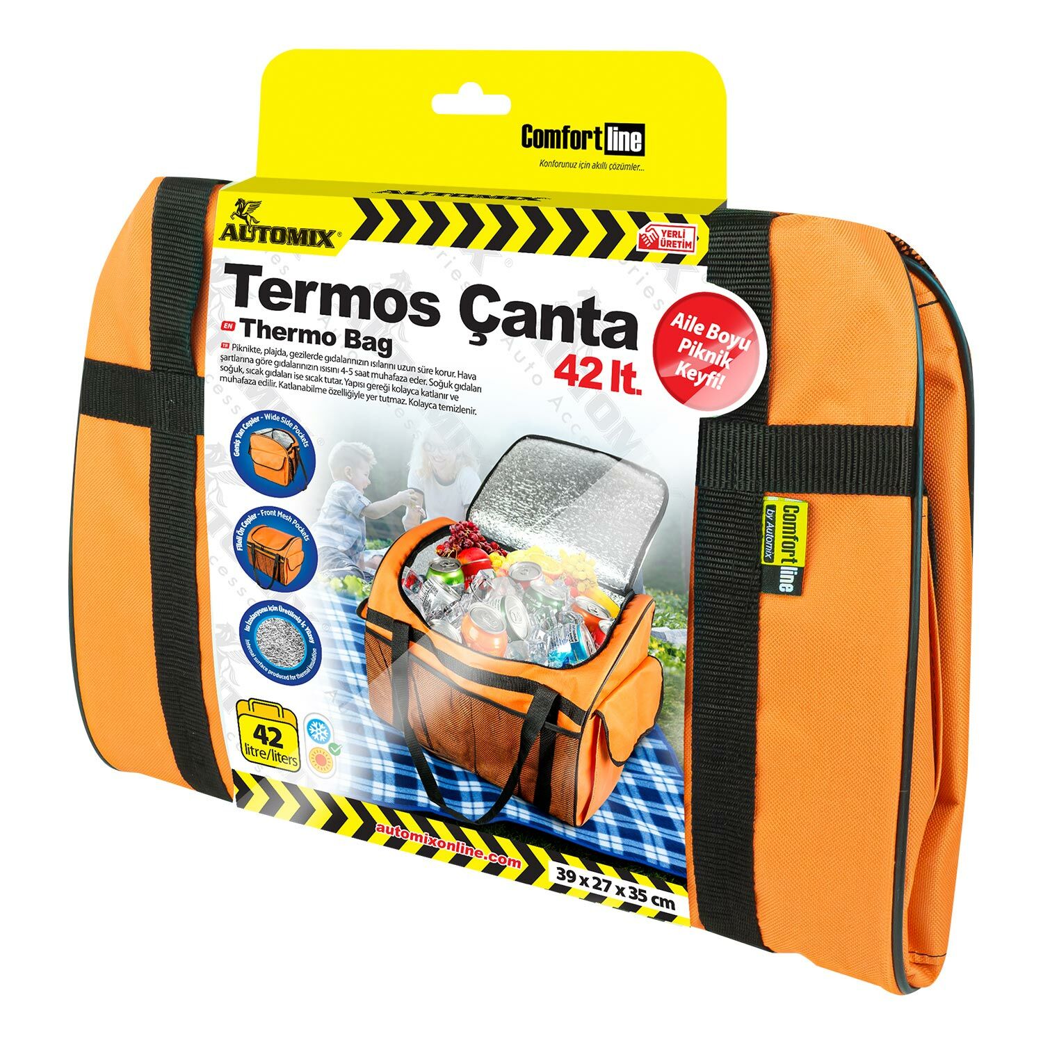 AUTOMİX TERMOS ÇANTA 42 LT |  | ARAÇ İÇİ AKSESUARLAR