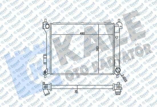 RADYATOR HYUNDAI I20 1.4 DIZEL 08-15