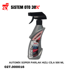 AUTOMİX SÜPER PARLAK HIZLI CİLA 500 ML |  | KOZMETİK GRUBU
