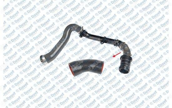 TURBO HORTUMU ESPACE V - SCÉNIC IV - MEGANE IV - TALISMAN 1.6 DCI 15> {PLASTIK BORU HARIC OK ILE GOSTERILEN KUCUK HORTUM}