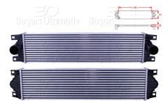 TURBO RADYATORU (INTERCOOLER) 680X175X40 | OPEL MOVANO NISSAN INTERSTAR RENAULT MASTER 2 1.9 DTI 2.2 DTI 2.5 DTI 2.8 DTI 99 > | WISCO