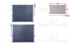 KLIMA RADYATORU 565X470X16 | BMW X3 E83 BENZINLI 03-10 | WISCO