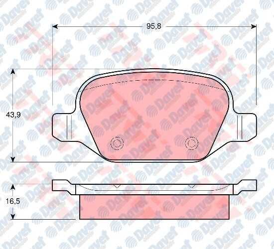 ARKA FREN BALATASI LINEA TUM MODELLER ALFA 147 01> 156 2.0