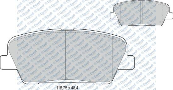 FREN BALATASI ARKA WVA 25520 HYUNDAI SANTA FE II 2.2CRDI 4WD 12-> KIA SORENTO II 2.0 2.4 10->