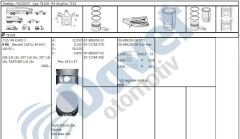 MOTOR SEGMAN 79.00MM 0.50 FARK PEUGEOT PARTNER P307 P206 P207 BERLINGO C22 C3 C4 1.6I 16V TU5JP4 EURO 3 OLCU 1.2X1.5X2.5