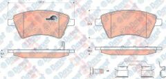 ON FREN BALATASI KANGOO YM 09 SEDICI 1.6 16V-1.9D MJET 06/06>SX4 1.5-1.6VVT-1.6VVT-1.9D 06/06>