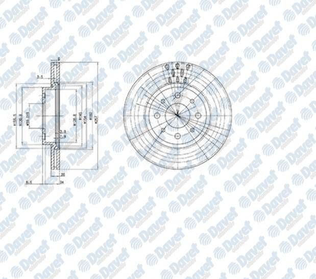 FREN DISKI ON HAVALI ALBEA PALIO DOBLO TEMPRA 2.0 - MAREA 1.6 1.8 FIORINO BIPPER NEMO
