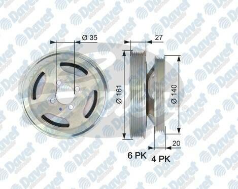 KRANK KASNAGI FIAT DOBLO ALBEA FIORINO LINEA 1.3JTD 16V 05-