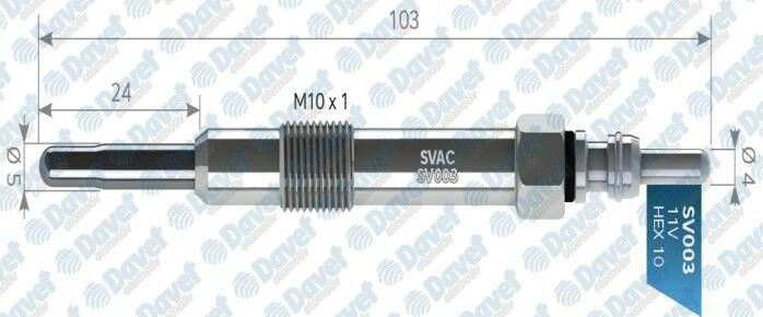 KIZDIRMA BUJISI 11V DOBLO MAREA PALIO BRAVA 1.9 JTD ASTRA VECTRA GTS ZAFIRA 1,9 JTD ALFA 156 166 2,4