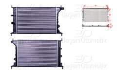 SU RADYATORU MEKANIK MT 537X359X22 | OPEL VECTRA B 1.6 16V 1.8 16V 2.0 16V MEKA | AUTOLUX