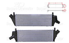 TURBO RADYATORU (INTERCOOLER) 523X174X30 | NISSAN MICRA 3 1.5 DCI 03 > | WISCO