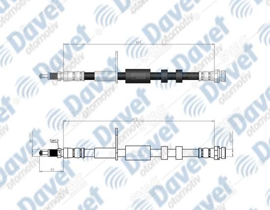 ON FREN HORTUMU KUGA II DM2 -TRANSIT CONNECT-TOURNEO CONNECT/GRAND TOURNEO CONNECT 13->