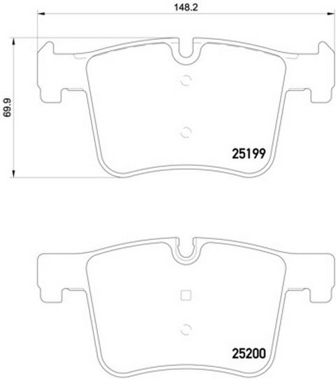 Fren Balatası Ön 125-320  F20/25/30 Bmw 2012-19